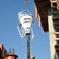 Butti Attachments Concrete Bucket in Use