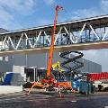 Jekko Mini Crane installation on an airport