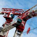 Two Terex Flat Top Tower Cranes