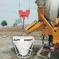 Butti attachment parts concrete being poured into bucket