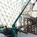 Maeda crawler mini crane application indoor