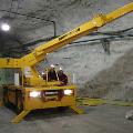 IC-80 carry deck crane rental in a mine