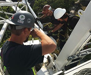 Man participating in ESC Fall Protection Training